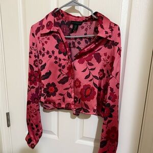 House of Harlow 1960 Pink Floral Pantsuit Set